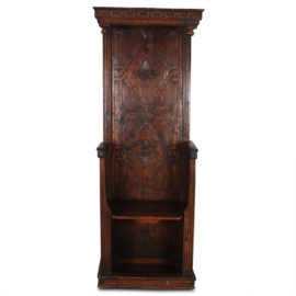 French Carved Walnut Bishop’s Chair FI-1774