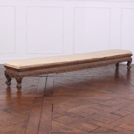 Carved Asian Stool or Bench C-RK4