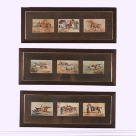 Set of Equestrian Hunting Prints 20652